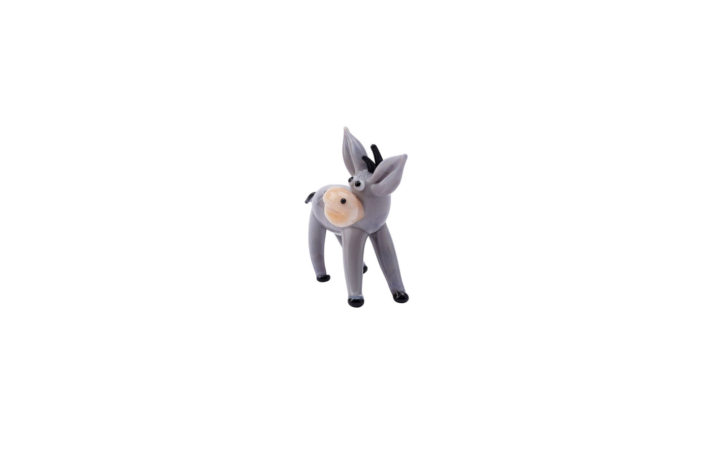 Glass Donkey Figurine In Gift Box β’ Decoration β’ Ornament β’ Collectable β’ Gift For Home β’ Home Decor