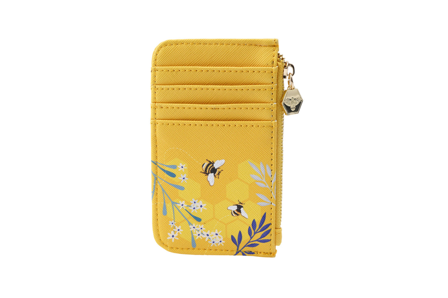 The Beekeeper Yellow Bee Design Card Holder Purse