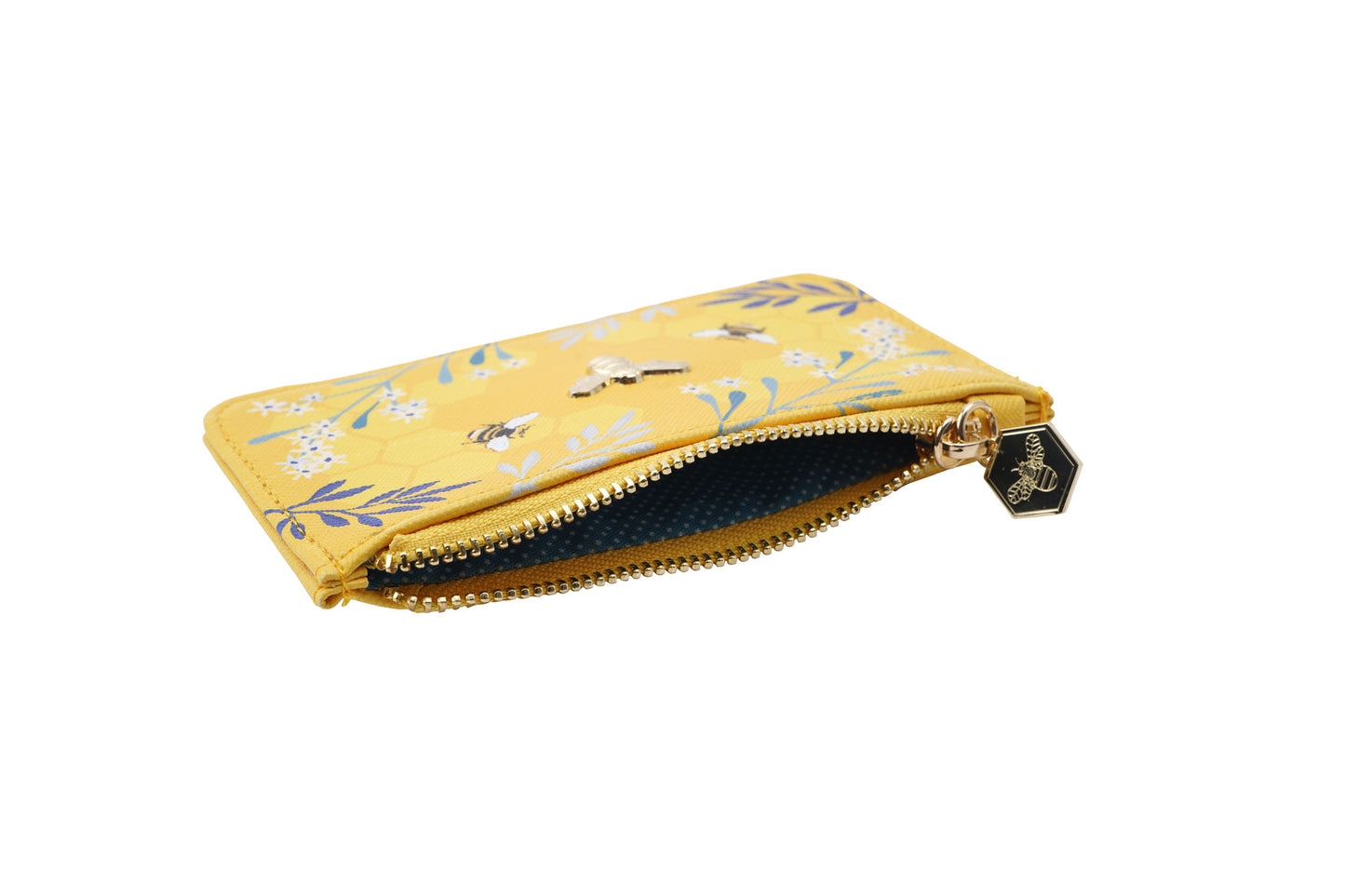 The Beekeeper Yellow Bee Design Card Holder Purse