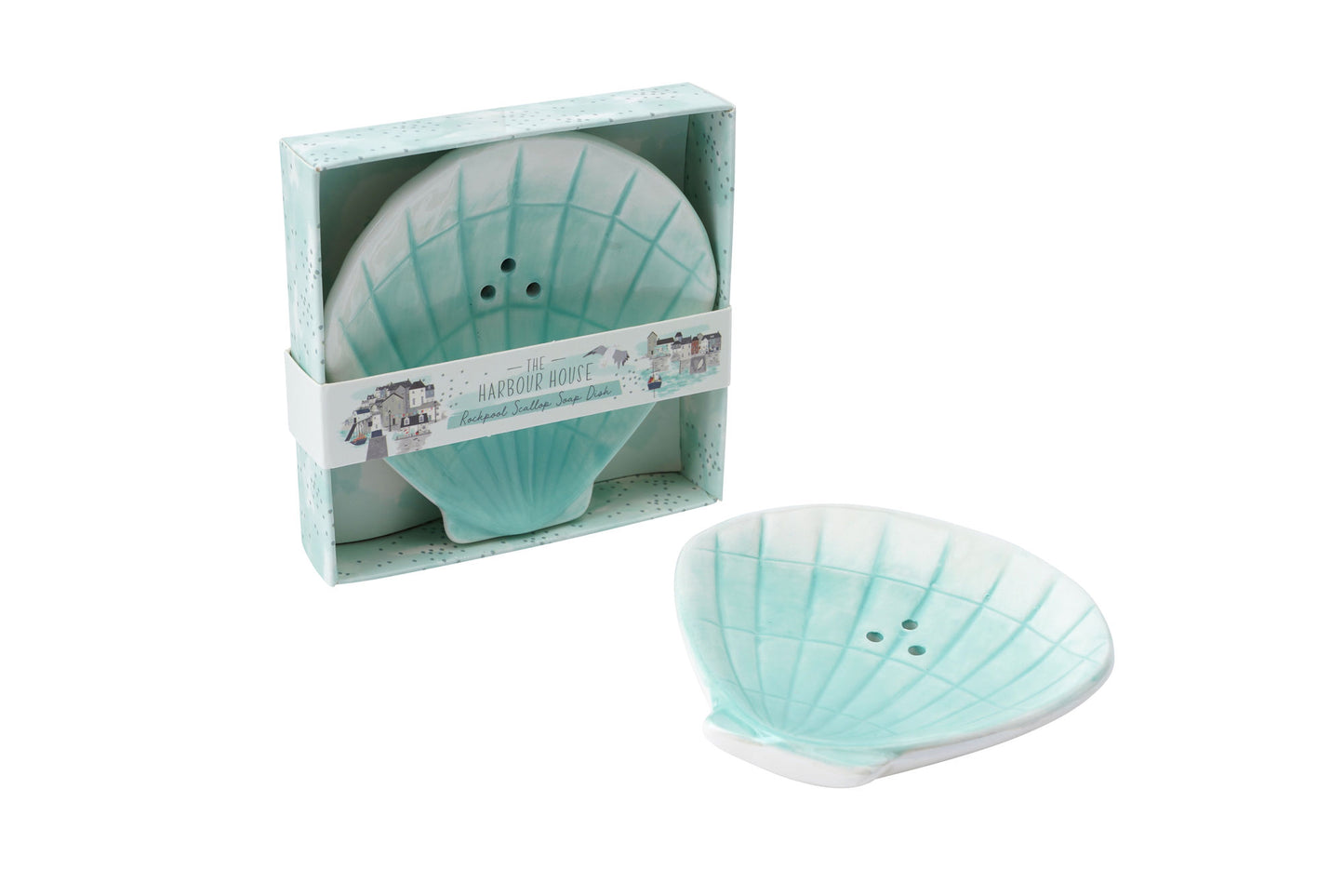 The Harbour House Scallop Soap Dish