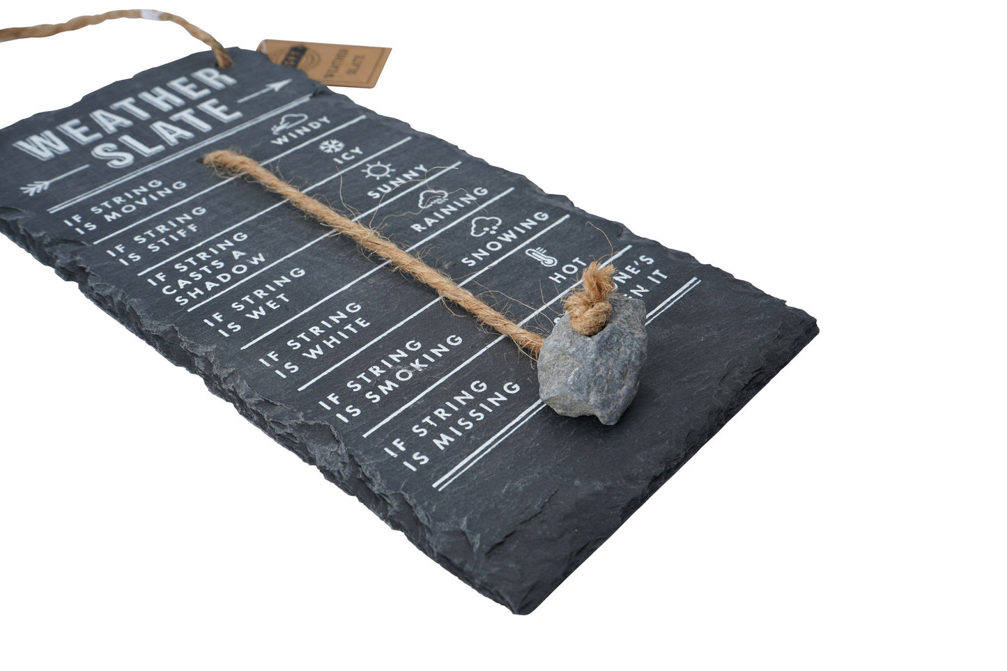 Weather Slate Hanging Sign | Humorous Weather Reader | Forecaster Station | Gift For Your Home