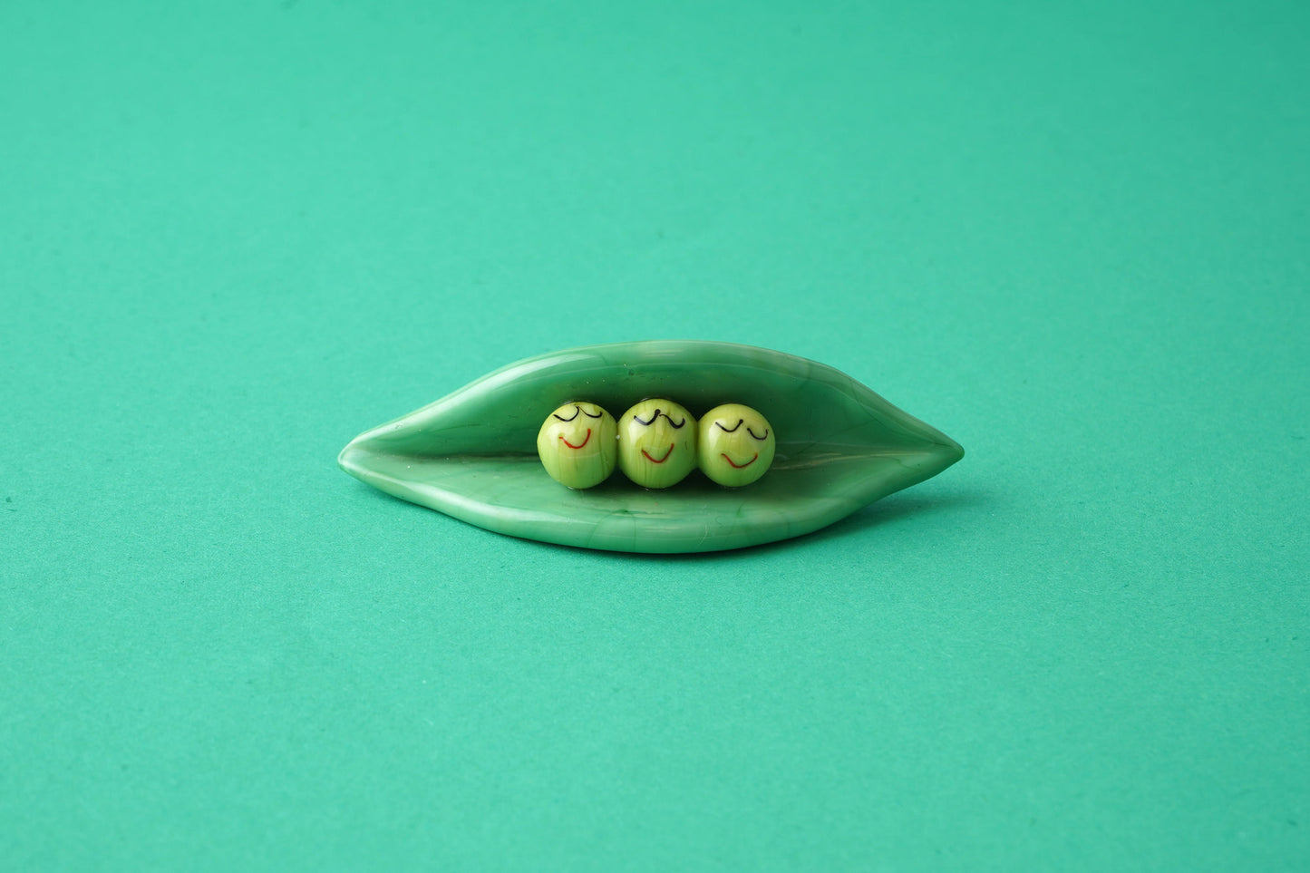 Glass Peas In A Pod