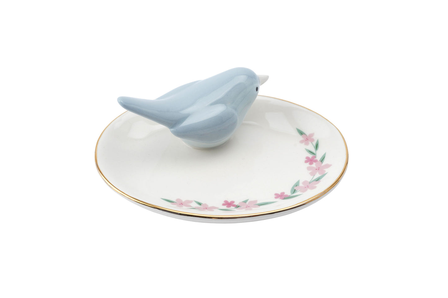 The Flower Market Bird Ring Holder Dish
