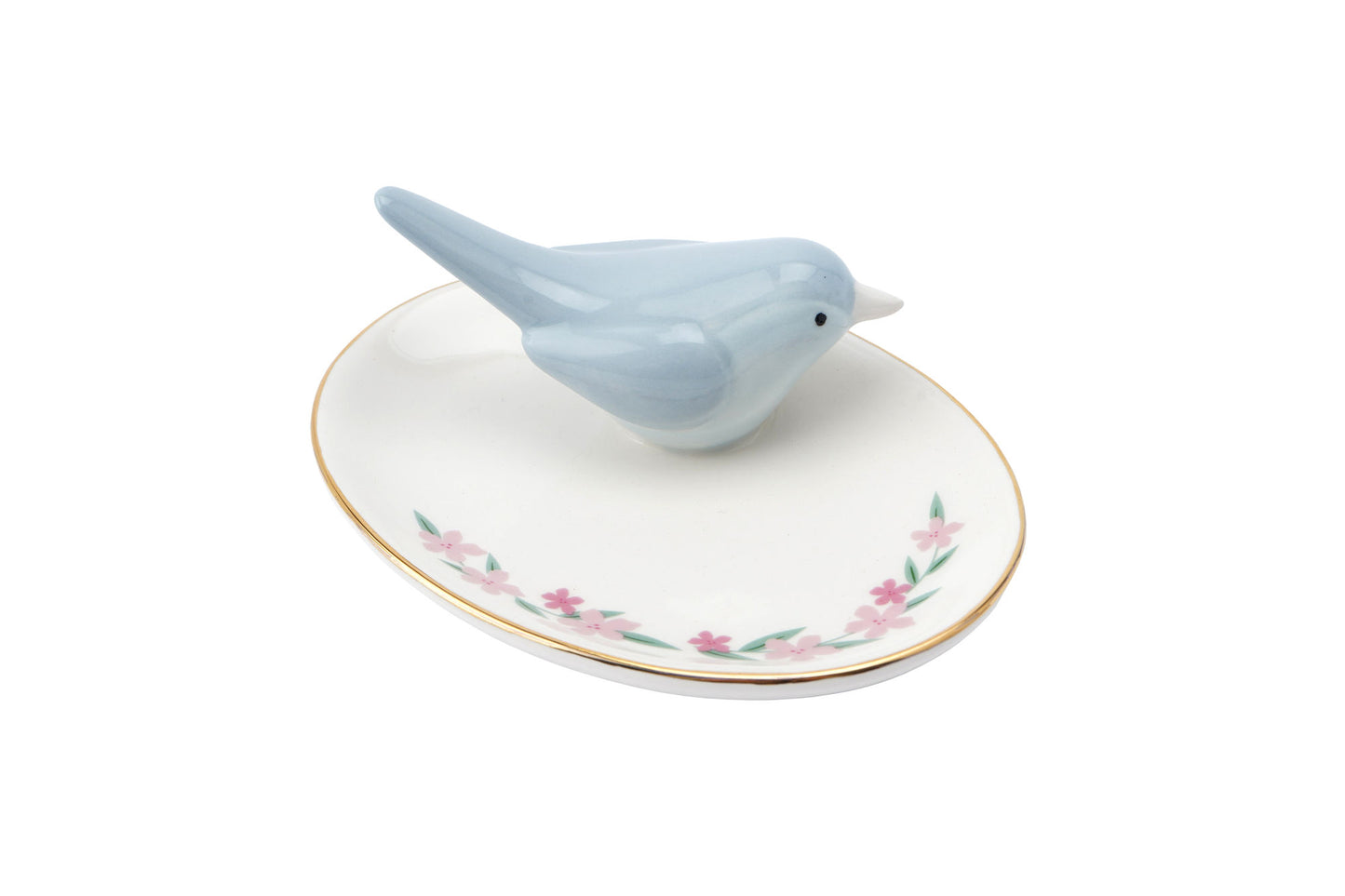 The Flower Market Bird Ring Holder Dish