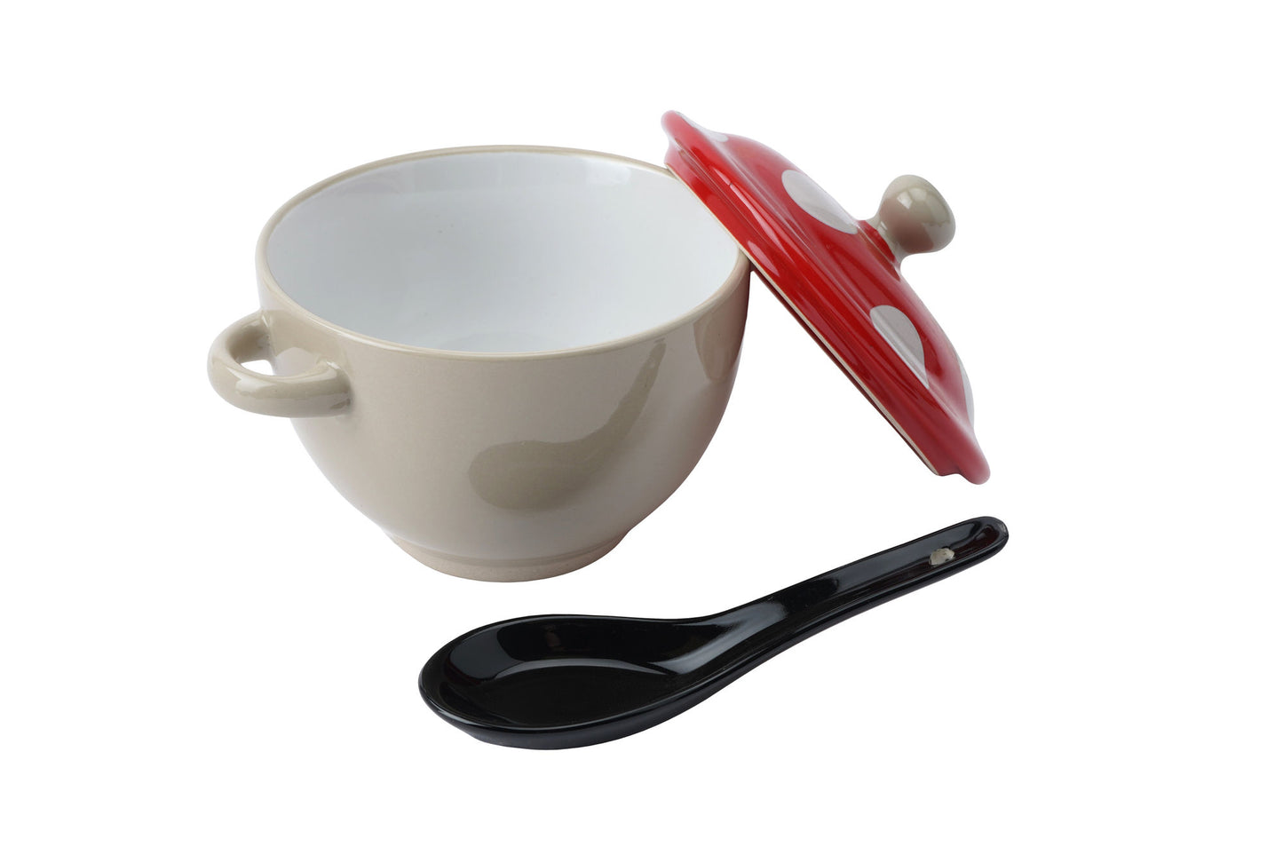 Snuggle Season Toadstool Soup Bowl 400ml | Country Kitchen Chic | Rustic | Breakfast Lunch Dinner