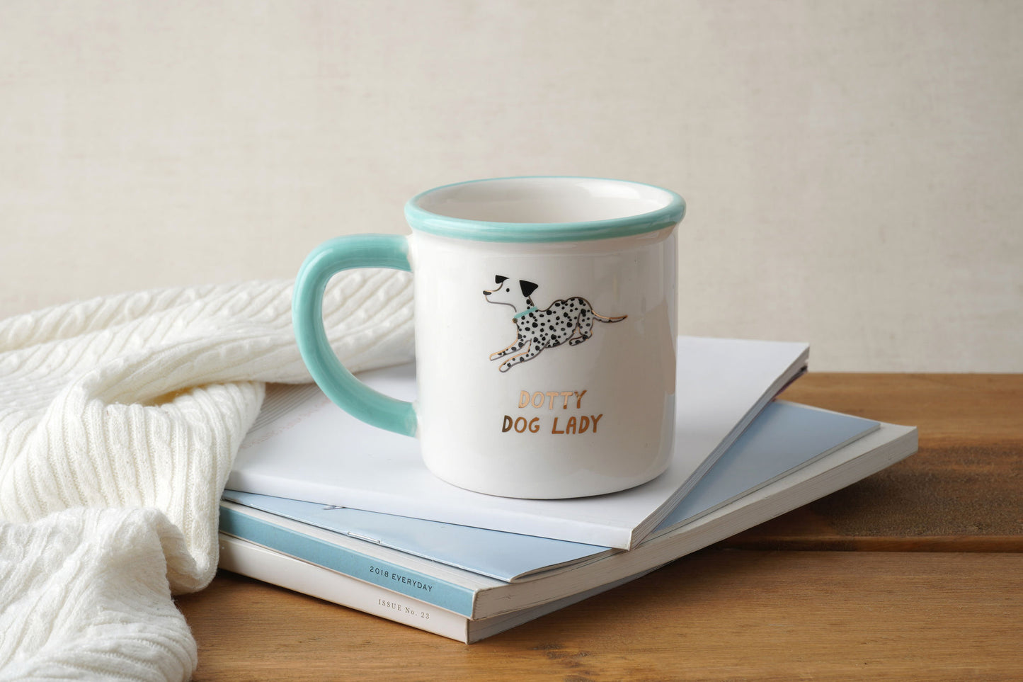 Top Dog 'Dotty Dog Lady' Ceramic Mug