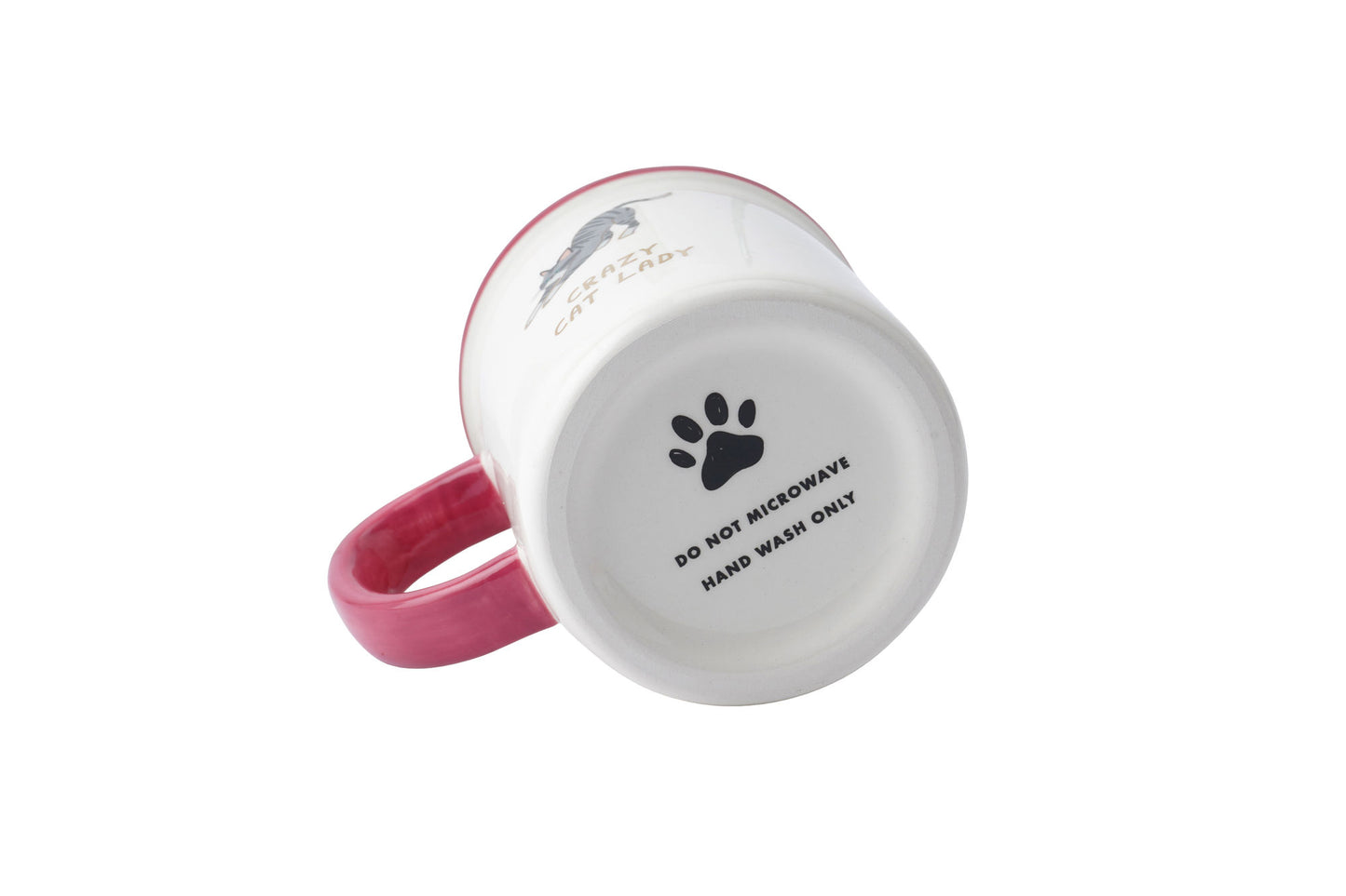 Cool Cat 'Crazy Cat Lady' Ceramic Mug in Gift Box | Artisan Coffee & Tea Cup | Ideal Gift