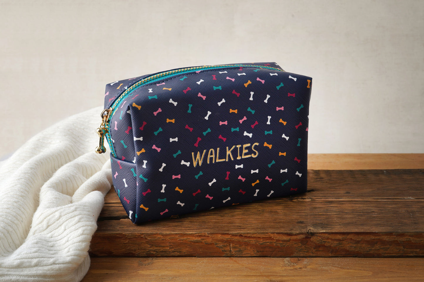 Top Dog PU 'Walkies' Dog Walkers Pouch Bag with Zipper