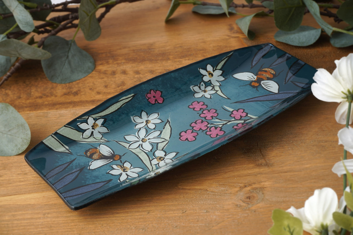 The Beekeeper Glass Long Rectangular Dish