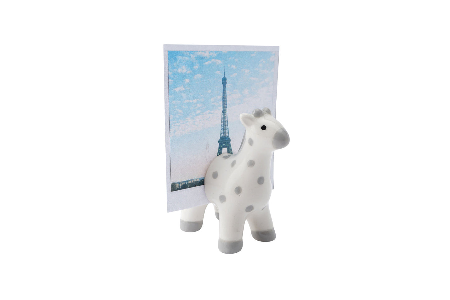 Send With Love Ceramic Giraffe Photo Holder