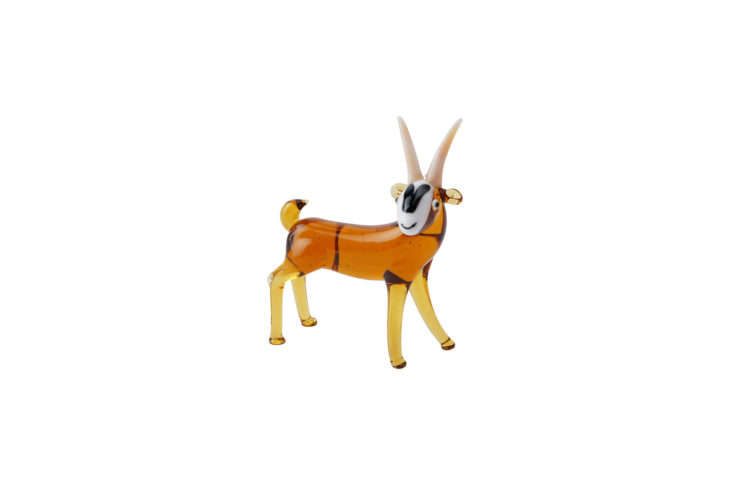 Artisan Glass Goat In Gift Box