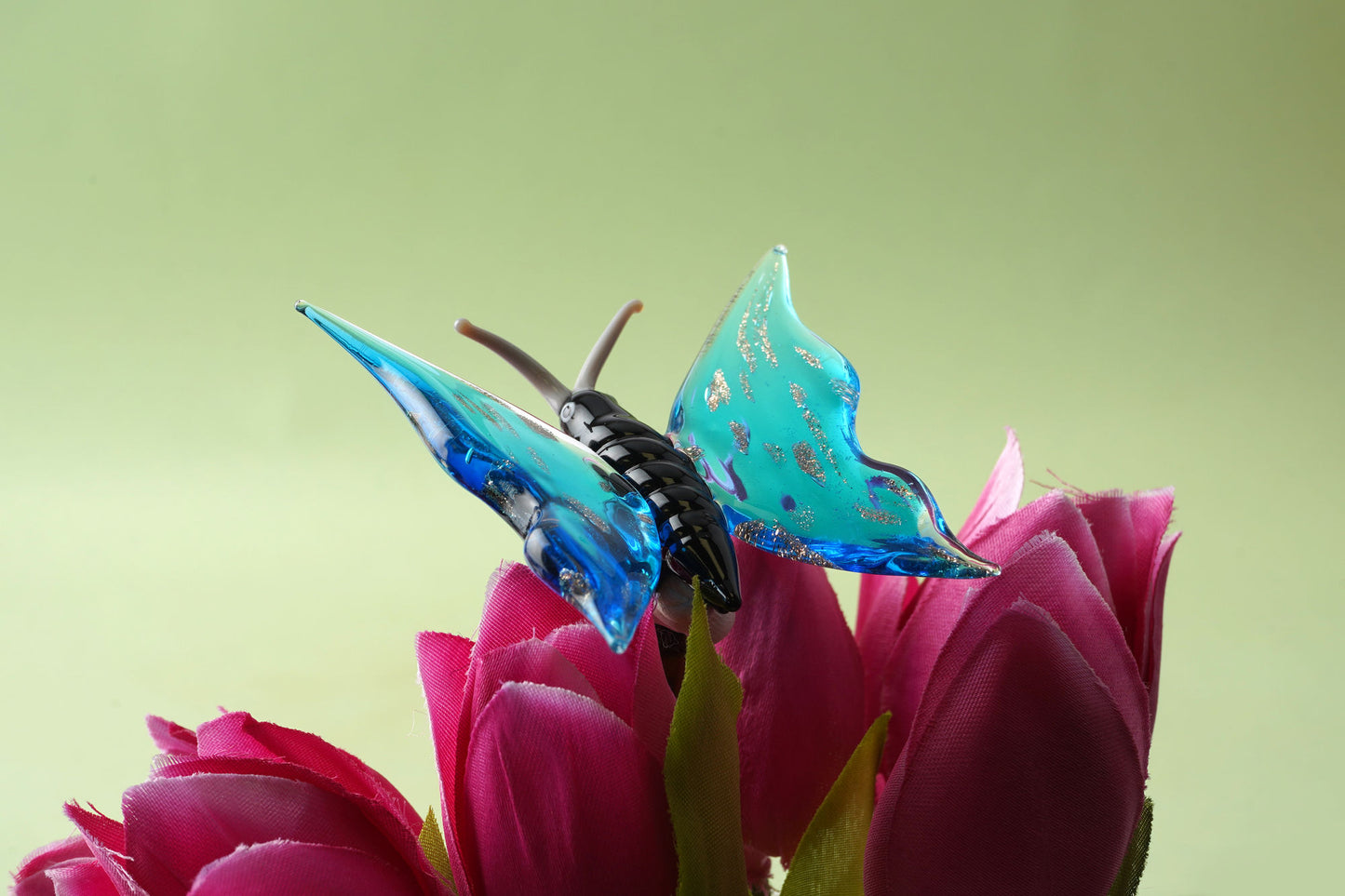 Glass Butterfly In Gift Box • Decoration • Ornament • Collectable • Gift For Home • Home Decor