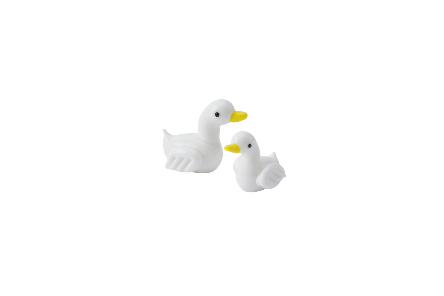 Glass Set Of 2 Ducks In Gift Box • Decoration • Ornament • Collectable • Gift For Home • Home Decor