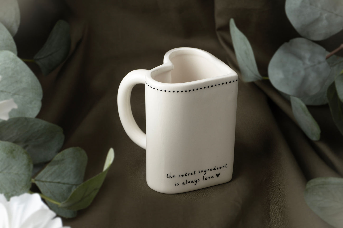Send With Love Heart Shaped Jug
