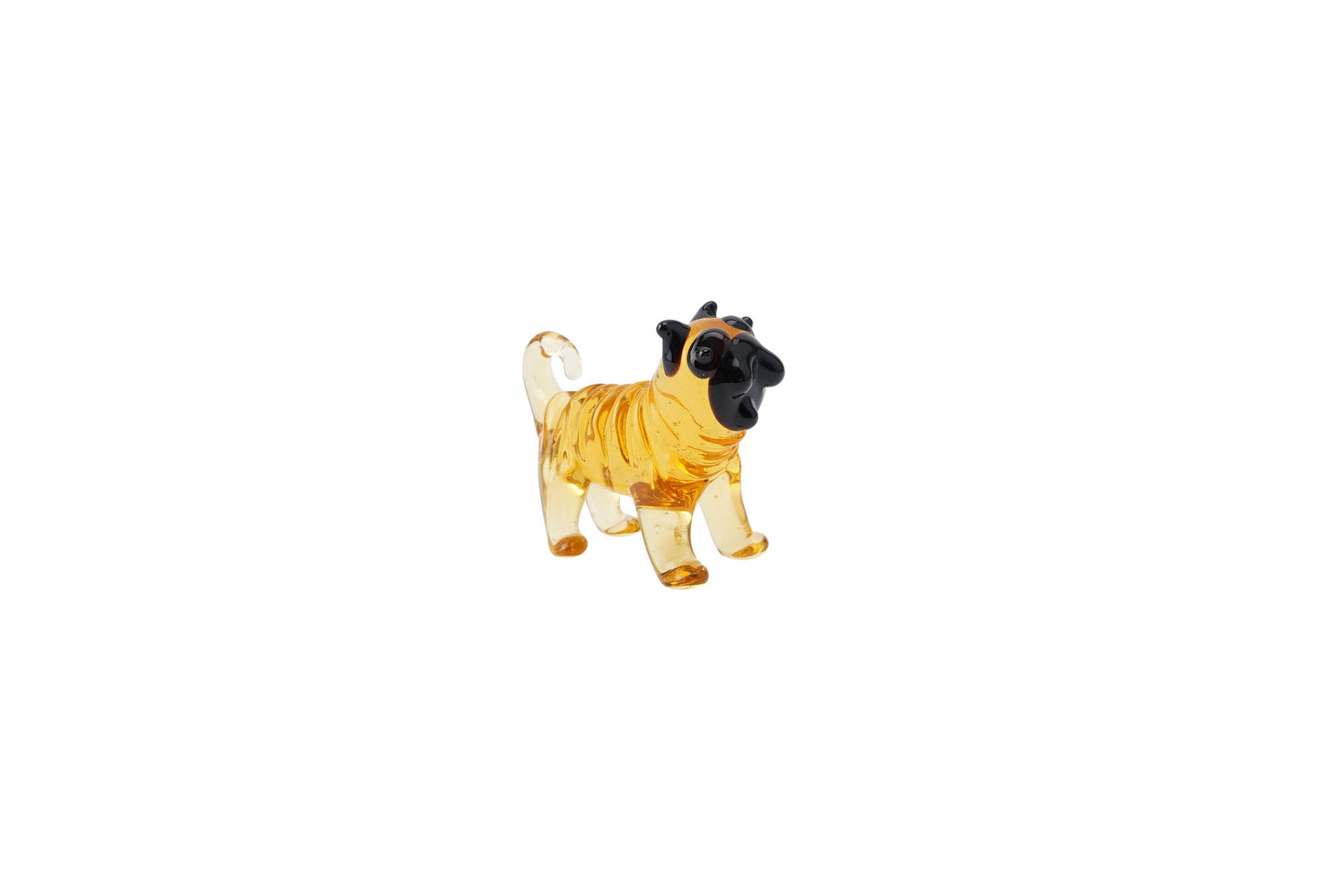Artisan Glass Pug In Gift Box