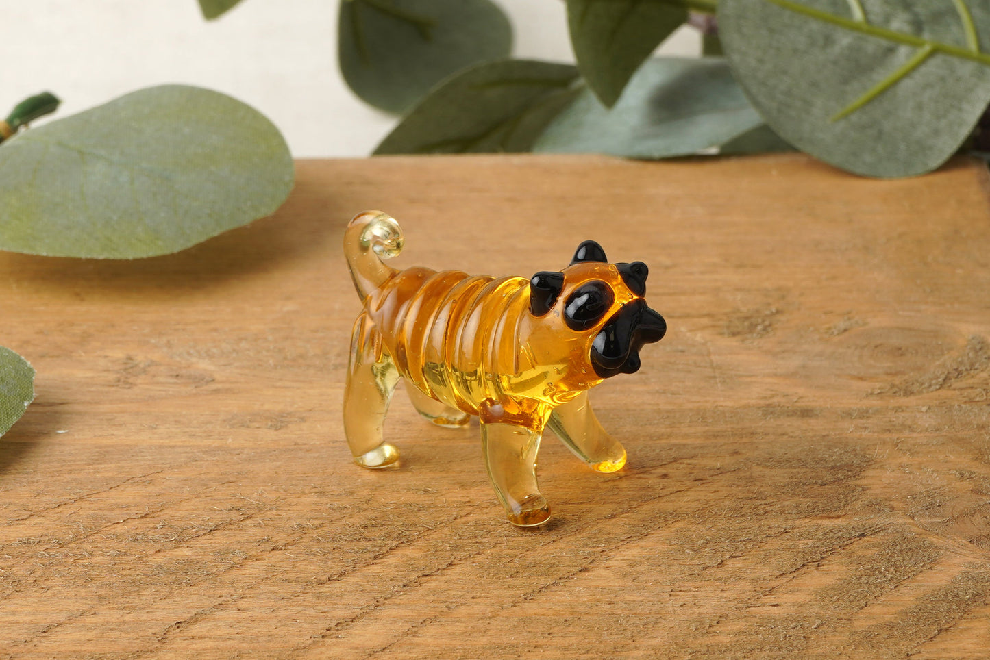 Artisan Glass Pug In Gift Box