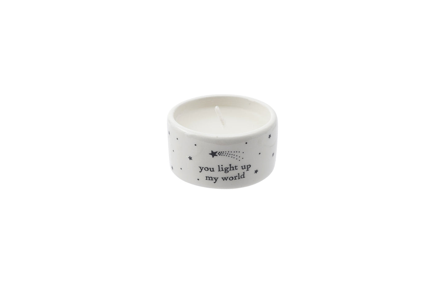 Send With Love 'You Light Up...' Ceramic Tealight