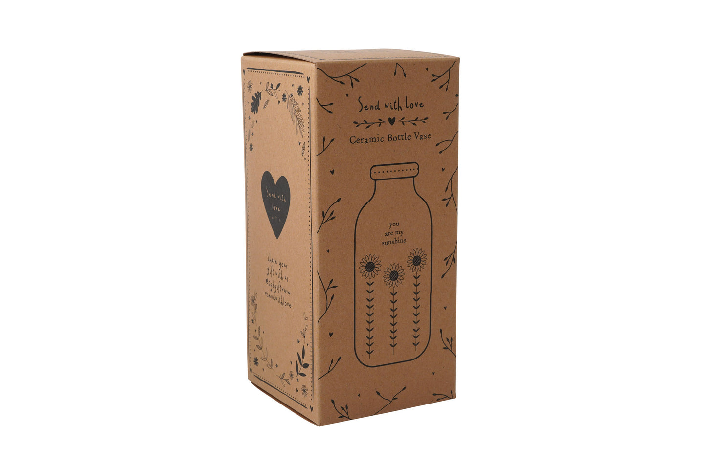 Send With Love 'You Are...' Ceramic Bottle Vase In Gift Box