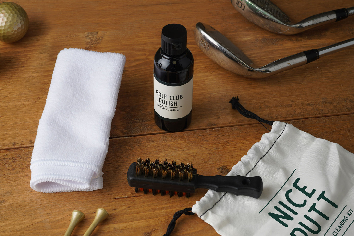 Fairways 'Nice Putt' Golf Club Cleaning Kit In Gift Box