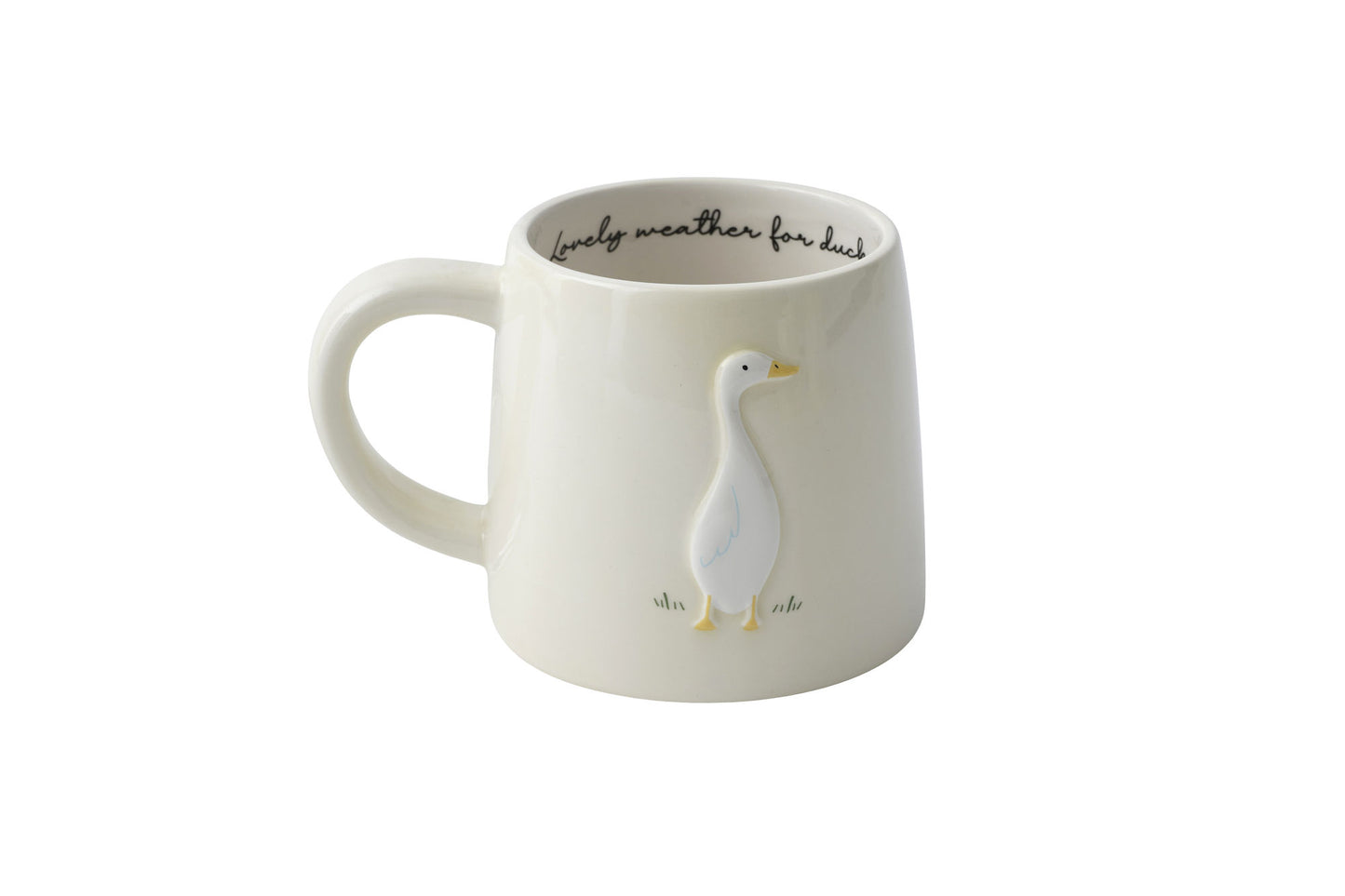 Bramble Farm Duck Design Stoneware Mug | Gift Boxed | Artisan Coffee & Tea Cup | Rustic Farmhouse Design | Ideal Gift