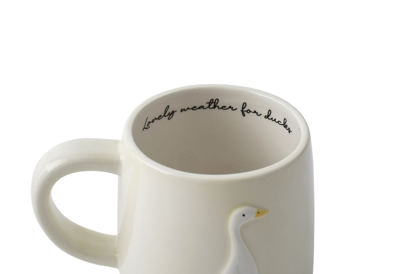 Bramble Farm Duck Design Stoneware Mug | Gift Boxed | Artisan Coffee & Tea Cup | Rustic Farmhouse Design | Ideal Gift