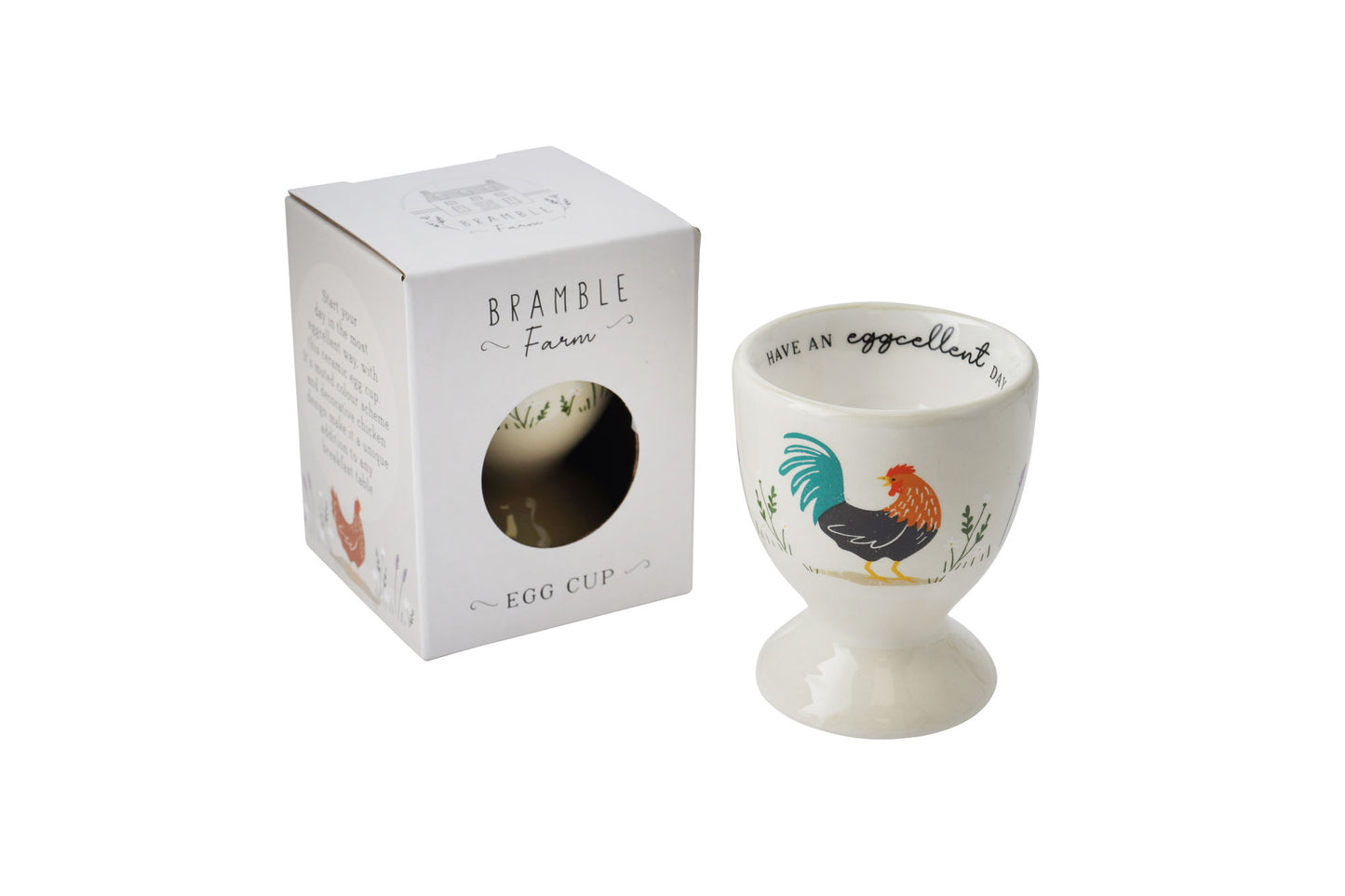 Bramble Farm Chicken Egg Cup In Gift Box