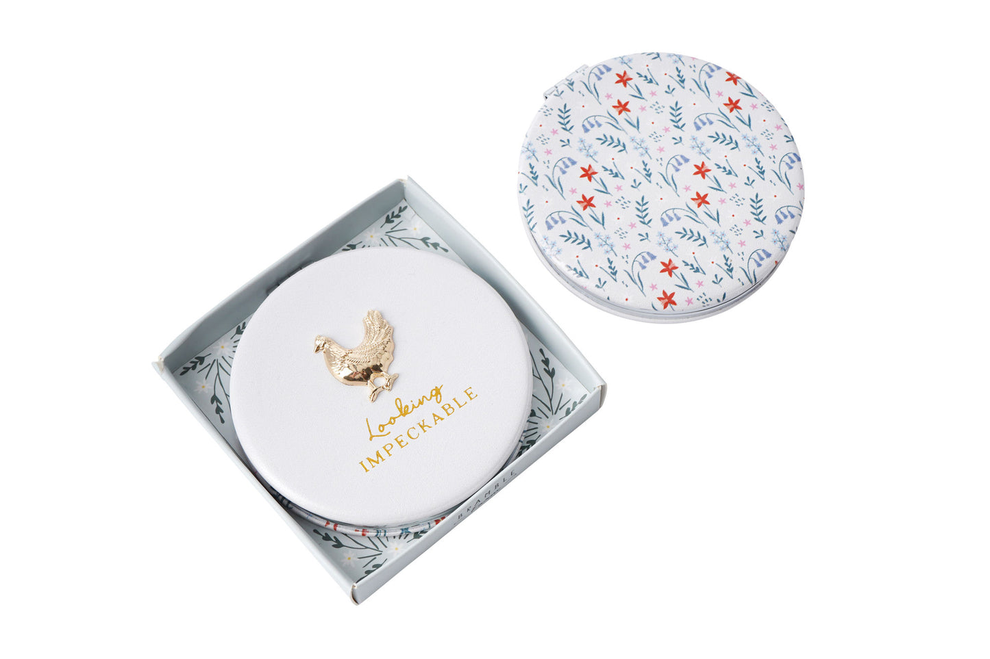 Bramble Farm Chicken Compact Mirror