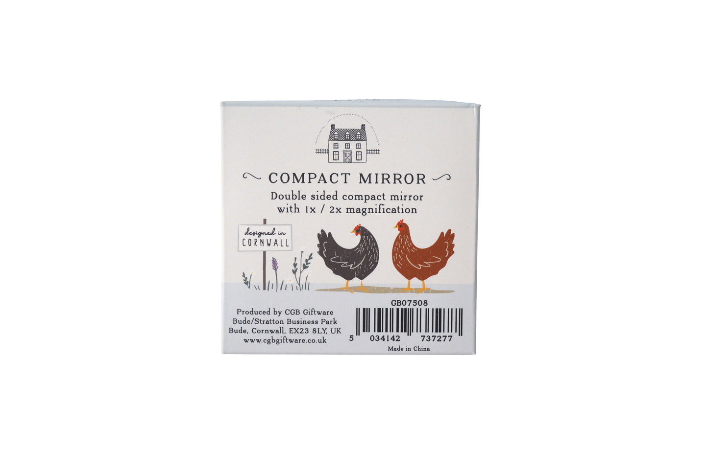 Bramble Farm Chicken Compact Mirror