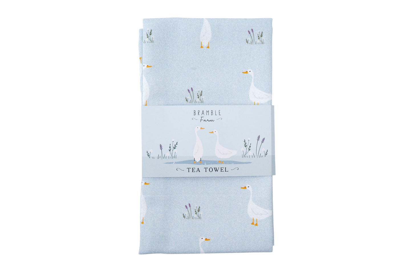 Bramble Farm Duck Illustrated Tea Towel