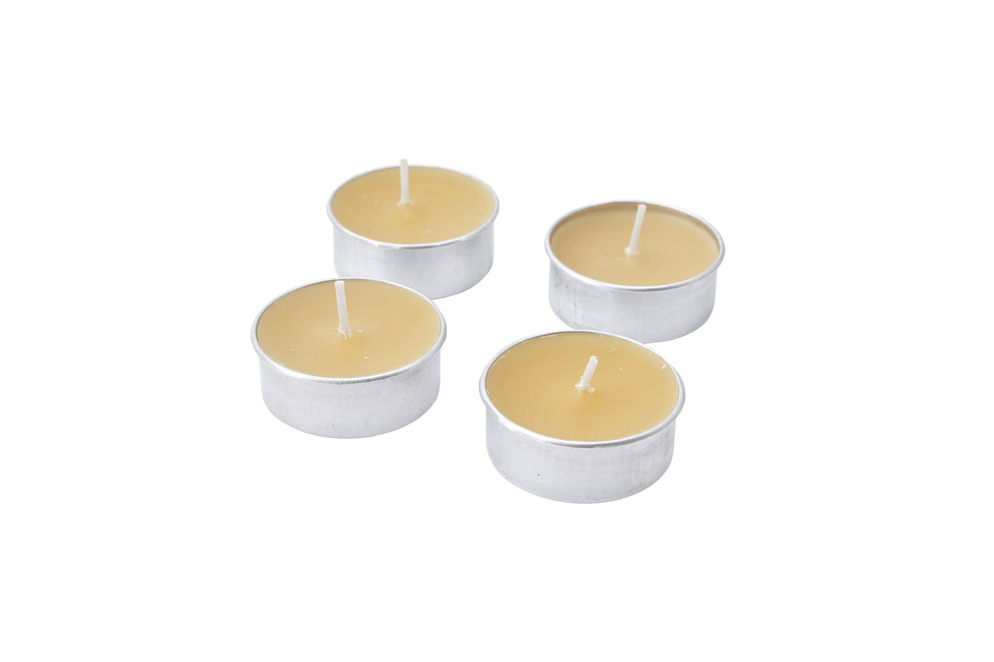 The Beekeeper Set Of 4 Beeswax Tealight Candles