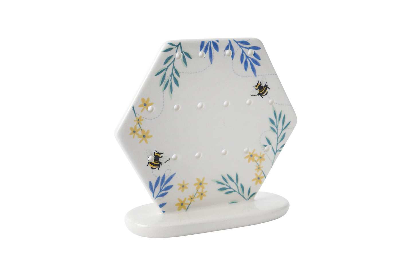 The Beekeeper Ceramic Earring Holder In Gift Box