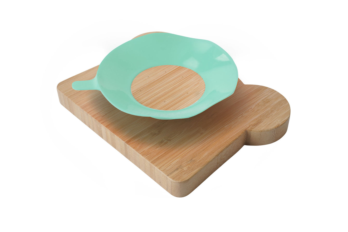 Personalised Bamboo Bear Baby Suction Bowl with Matching Spoon | Eco-Friendly, Non-Slip Feeding Set in Gift Box - Perfect Baby Shower Gift