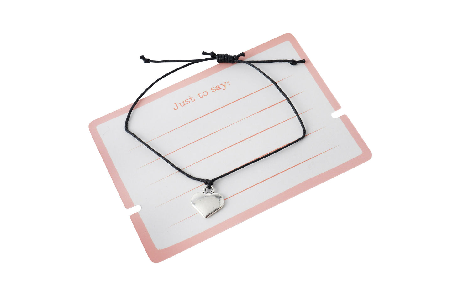 Just Smile 'Thankful For You' Wish Bracelet On Backing Card | Perfect Gift | Sentiment Gift