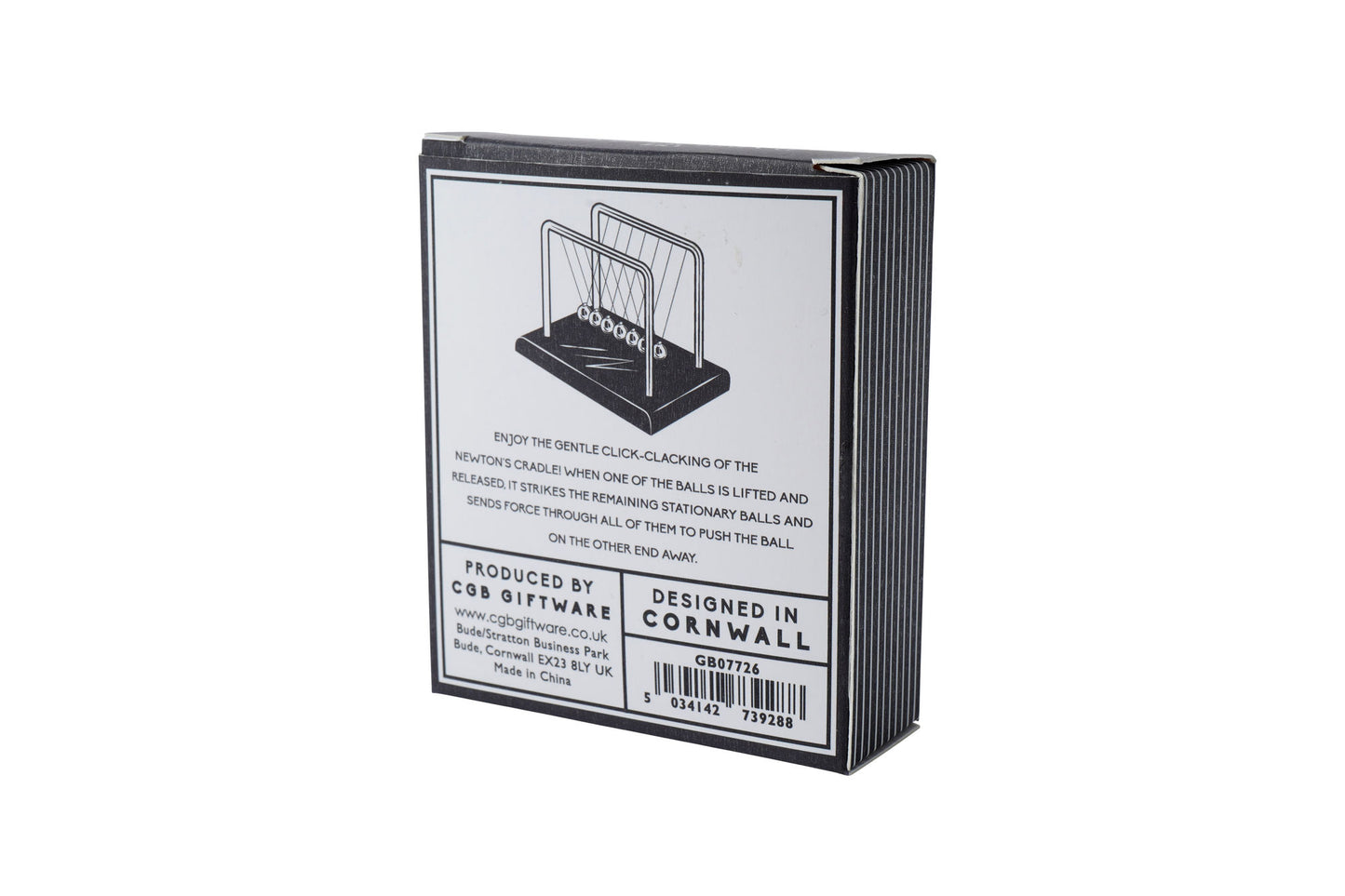 Dapper Chap Newton's Cradle | In Gift Box | Desk Accessory | Desktop Game | Perfect Mens Gift