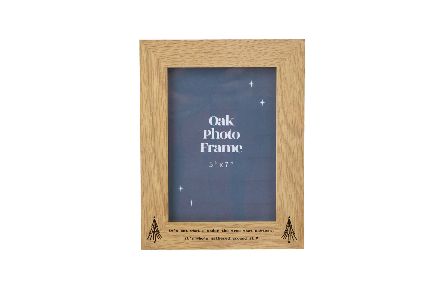 'It's Not What's Under The...' Oak Photo Frame