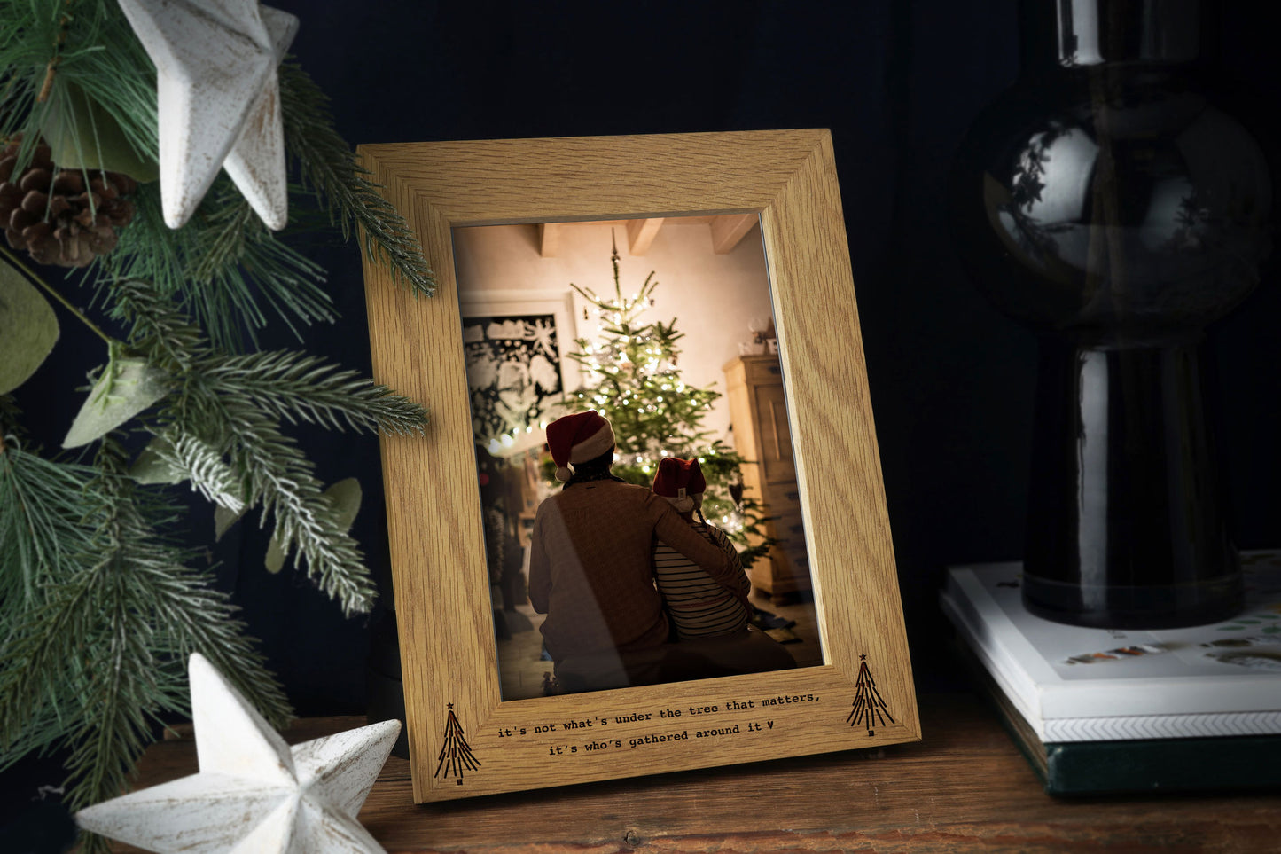 'It's Not What's Under The...' Oak Photo Frame