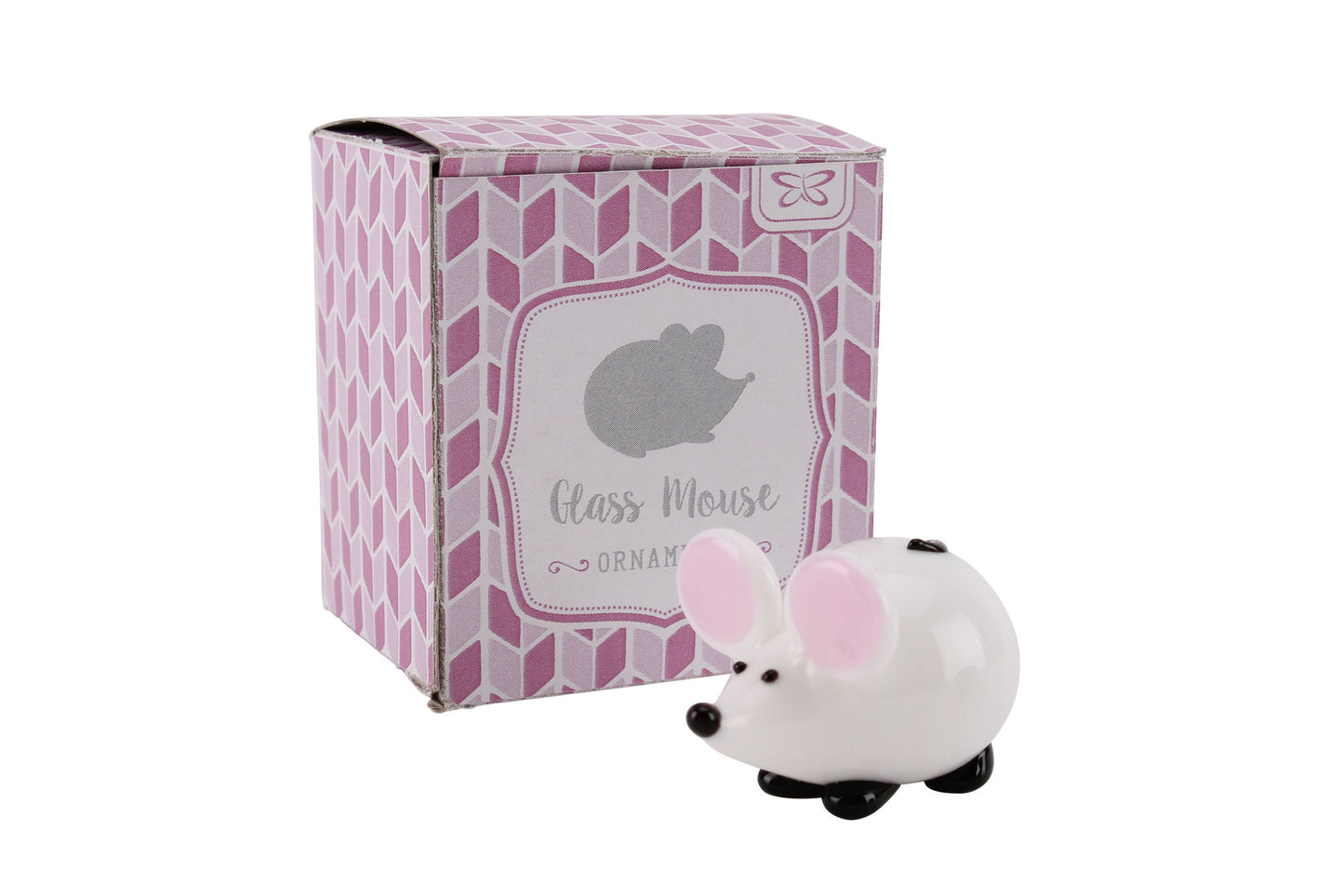 Set of 2 Assorted Glass Mice In Gift Box β’ Decoration β’ Ornament β’ Collectable β’ Gift For Home β’ Home Decor