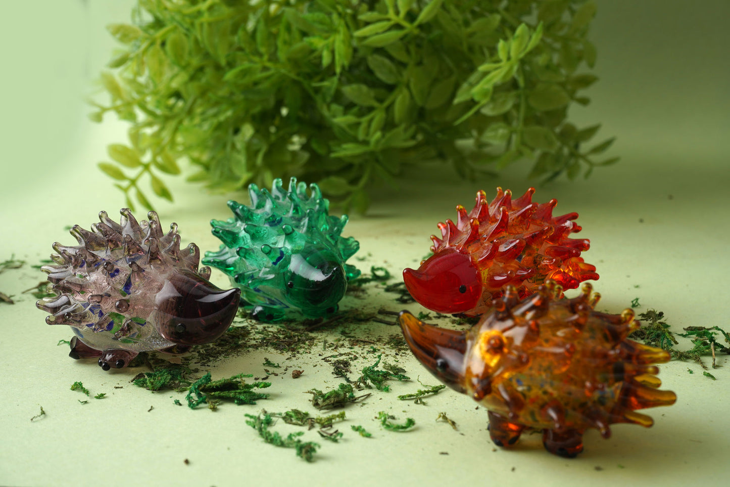 Set of 4 Hedgehog Ornament In Gift Box • Decoration • Ornament • Collectable • Gift For Home • Home Decor