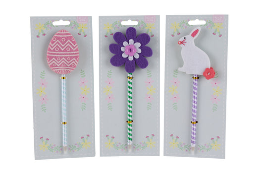 3 Assorted Felt Easter Pens