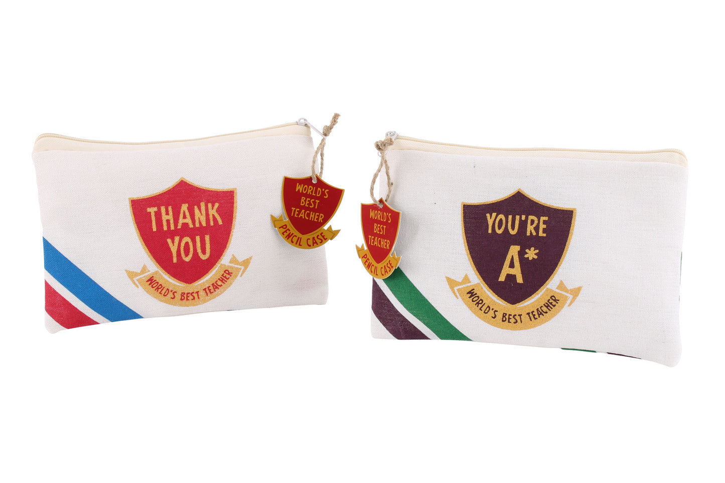 2 Assorted 'Thank You' You're A' Pencil Cases