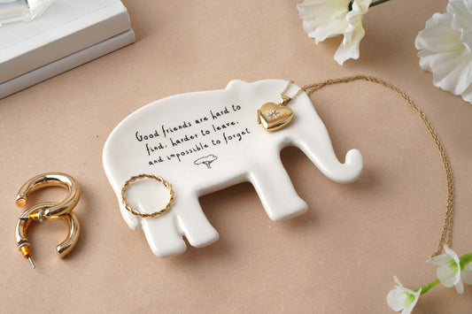 Send With Love Elephant Ring Dish