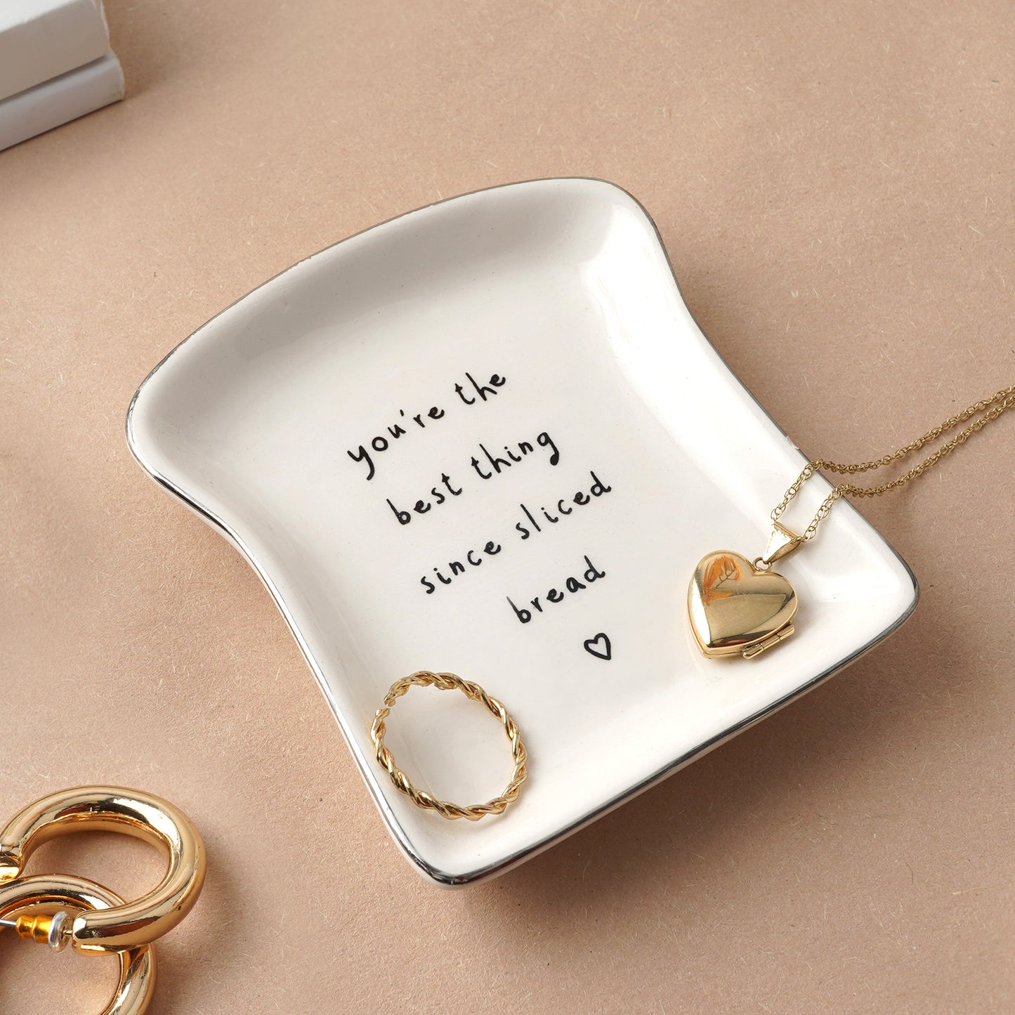 Send With Love Toast Ring Dish