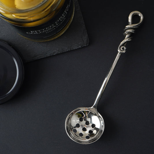 Twisted Top Olive Spoon | Olives | Kitchen Accessory | With Organza Gift Bag | Gift For Home
