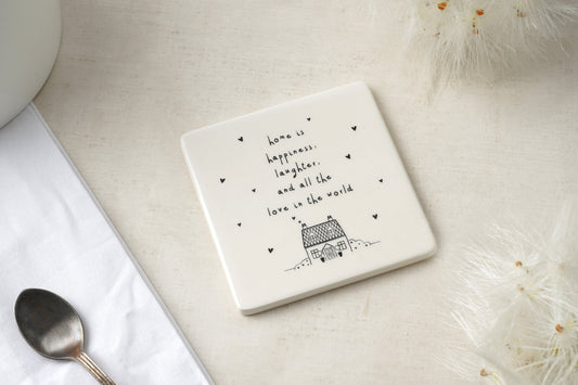 Send With Love 'Home Is Happiness...' Coaster