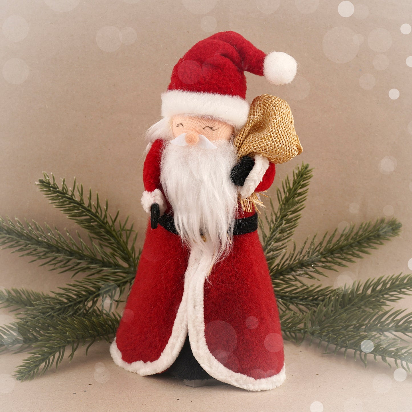 Father Christmas Santa Christmas Tree Topper • Size: 22cm • Gift For Home