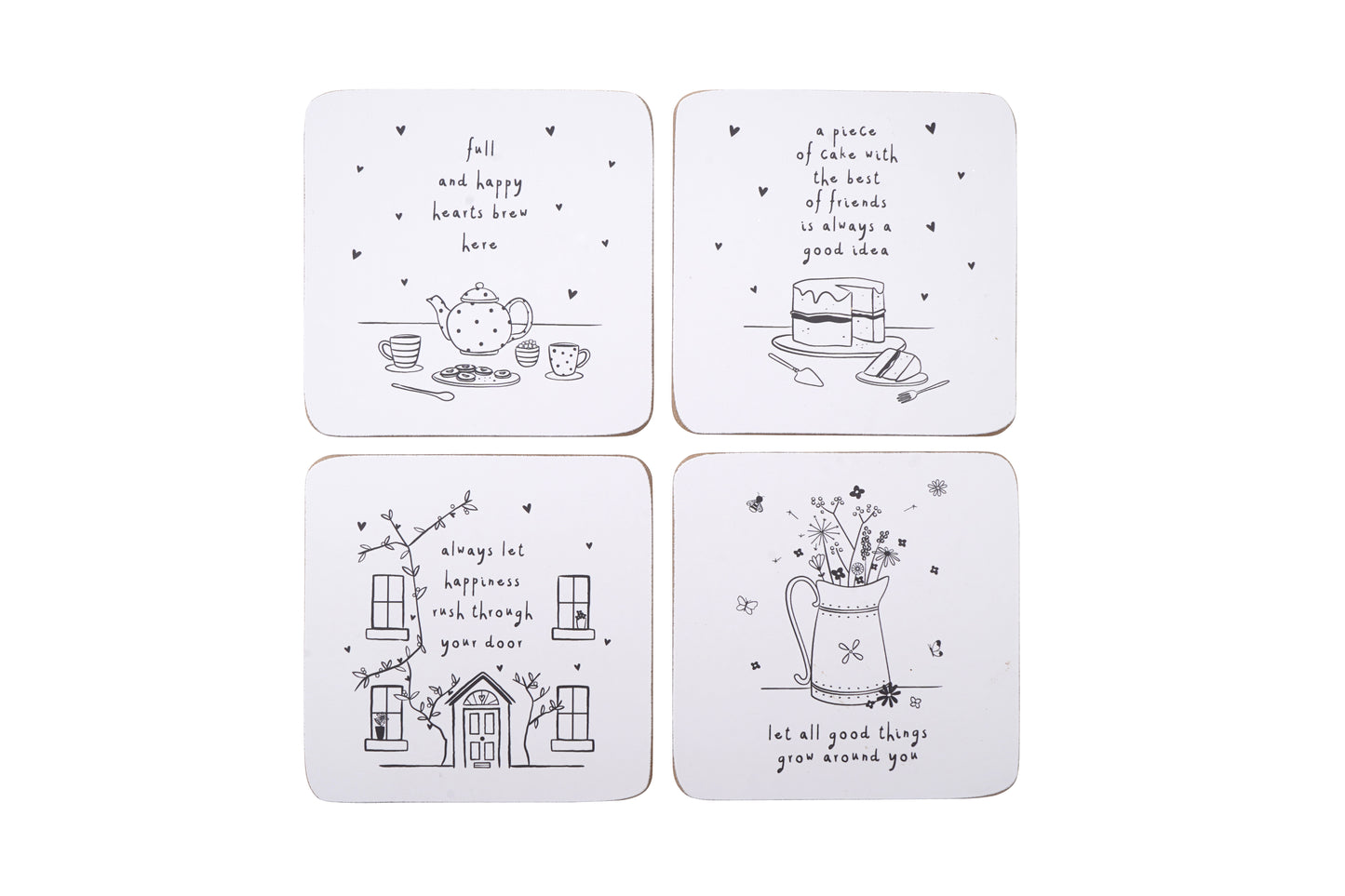 Send With Love Set of 4 Coasters