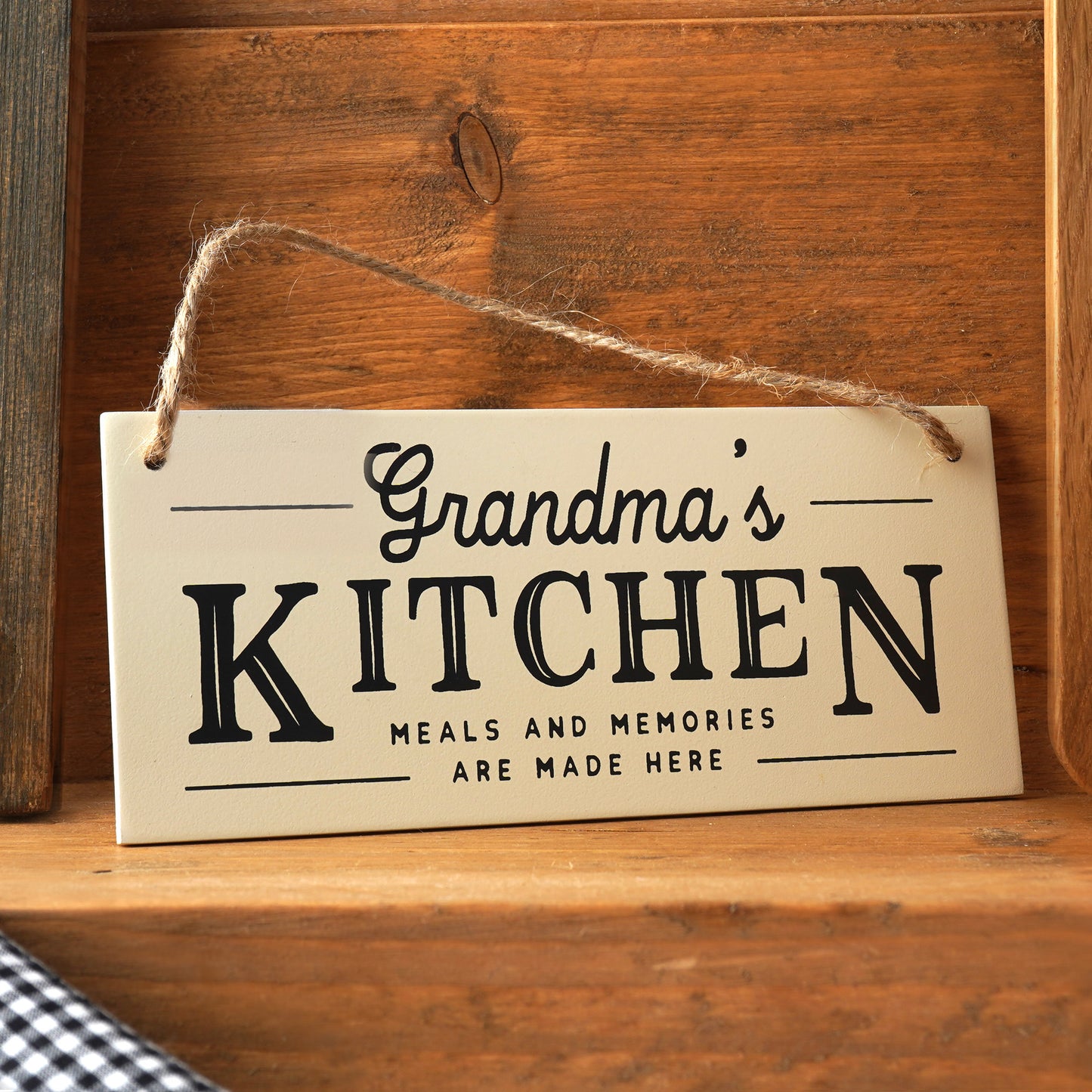 Loft 'Grandma's Kitchen' Wooden Sign