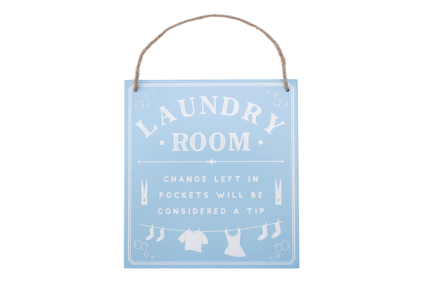 Loft 'Laundry Room' Hanging Sign