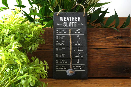 Loft 'Weather Slate' Hanging Sign