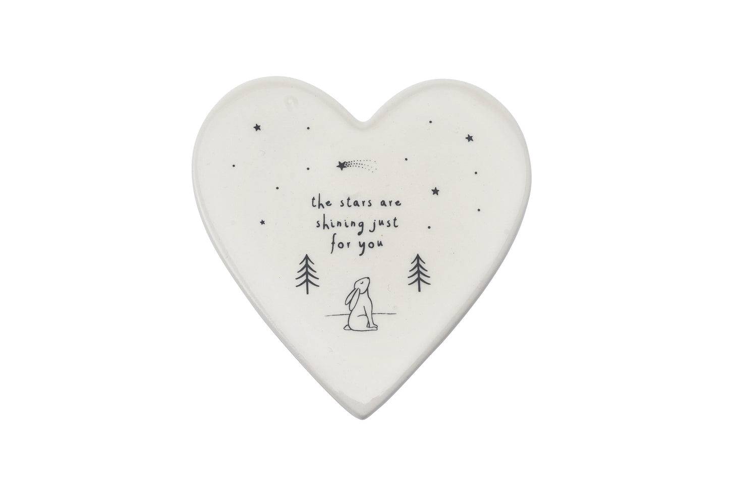 Send With Love 'Stars Are Shining' Heart Coaster